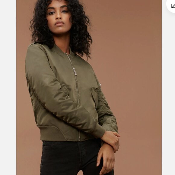 Artizia Talula Whitby Bomber Military Jacket- Olive Green Zip, Size XS - Picture 1 of 6